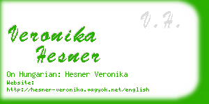 veronika hesner business card